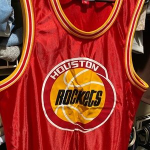 Mitchell & Ness NBA Houston Rockets Vintage Retro Dazzle Tank Top Jersey